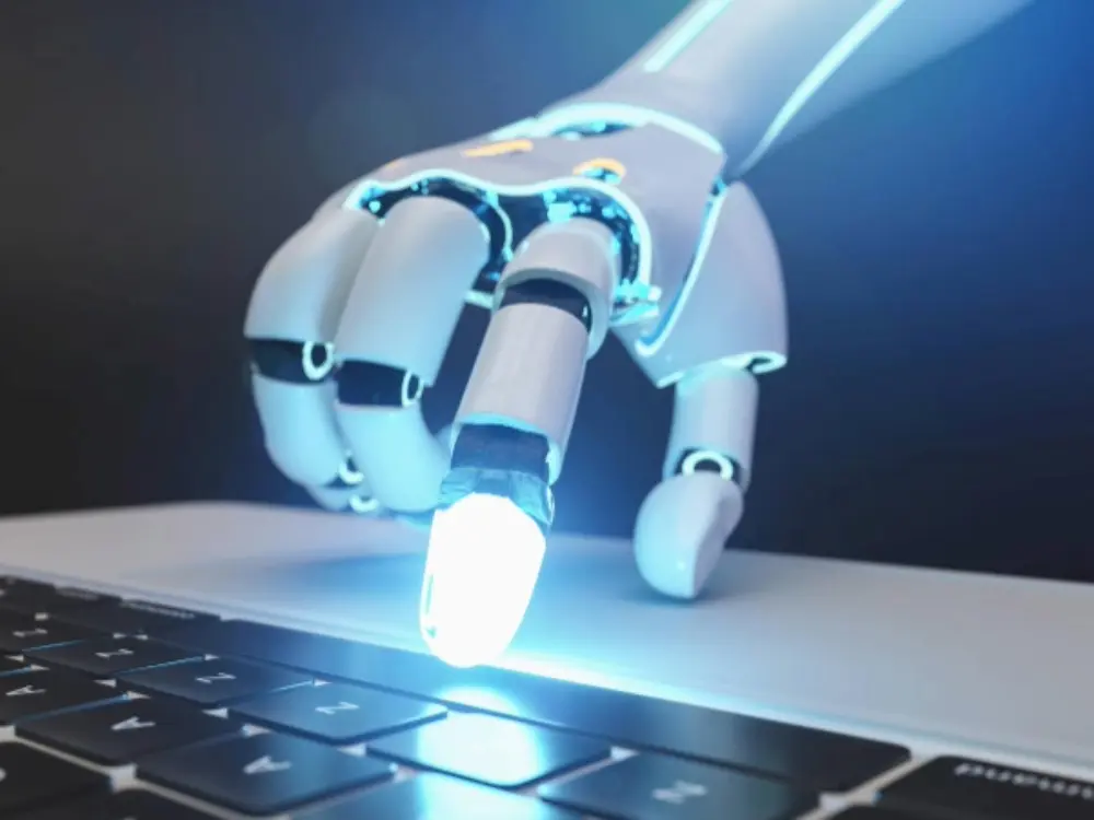IA interactuando con máquina