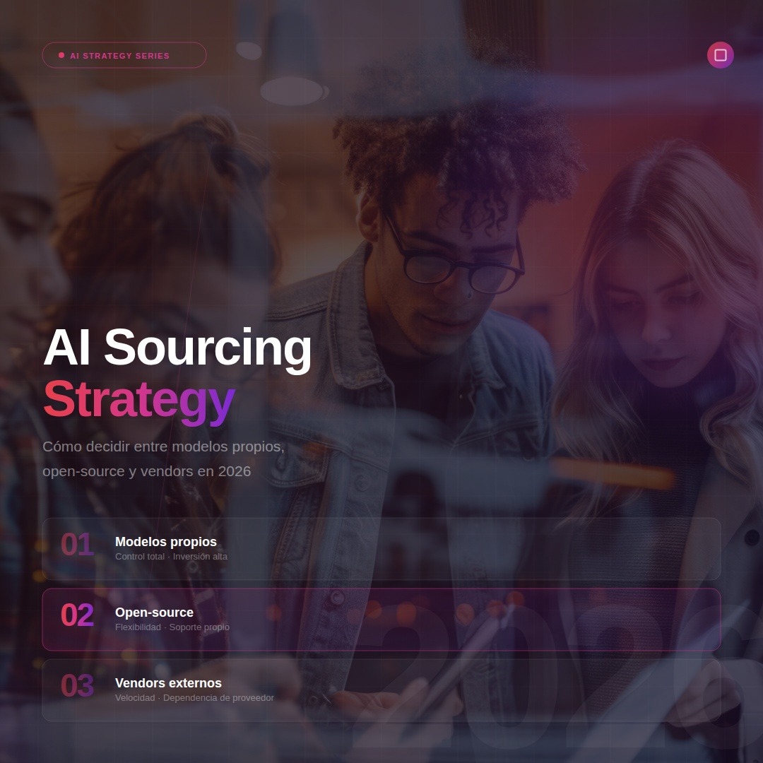 AI sourcing strategy: cómo decidir entre modelos propios, open-source y vendors en 2026
